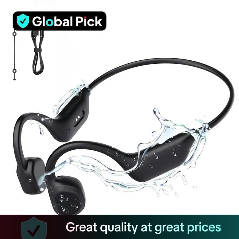 Wireless bone conduction headphones front view
