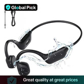 Wireless bone conduction headphones front view