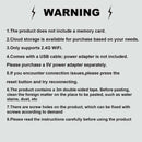 Smart Home Security Camera, 2.4G Wifi Wireless Camera with Night Vision, Indoor Remote Camera, Portable Camera for Home Security, Camera Security, Outdoor CCTV, Wall CCTV, Camera Systems, White Home Monitoring Camera, Wireless Security Cameras