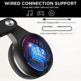 【Live】Wireless Headset with Microphone for PC, Bluetooth Headset with Noise Canceling Microphone & HI-FI Stereo Sound, USB Wireless Headset for Laptop, 48 Hrs Working Time Zihni Cheadphones Audio Electronic Headphones Gaming Earbuds