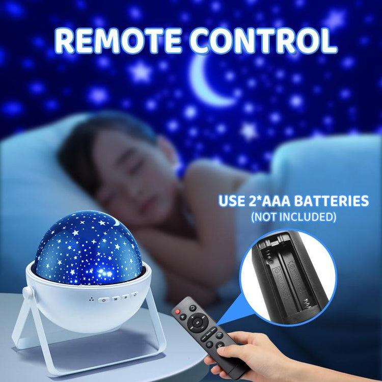 Starry Sky Projector Night Light, Rechargeable Remote Control Starry Sky Projectors, Music Starry Sky Projector, Decorative Lights for Bedroom, Living Room, Projectors Lamp, Decorative Lamp