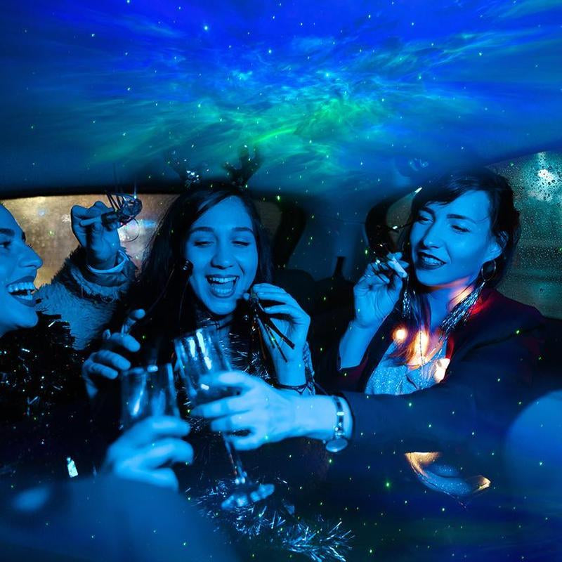 [Black Friday] Cayclay Astronaut Star Nebula Projector 4-Color Galaxy LED Night Light with Remote Control 360° Rotatable Head for Bedroom Room Decoration Christmas Birthday Gift