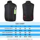 Summer Cooling Vest Ice Jacket Heat Resistant Sleeveless Workwear Breathable Wearable Cooling Fan Vest Air Conditioner Clothes