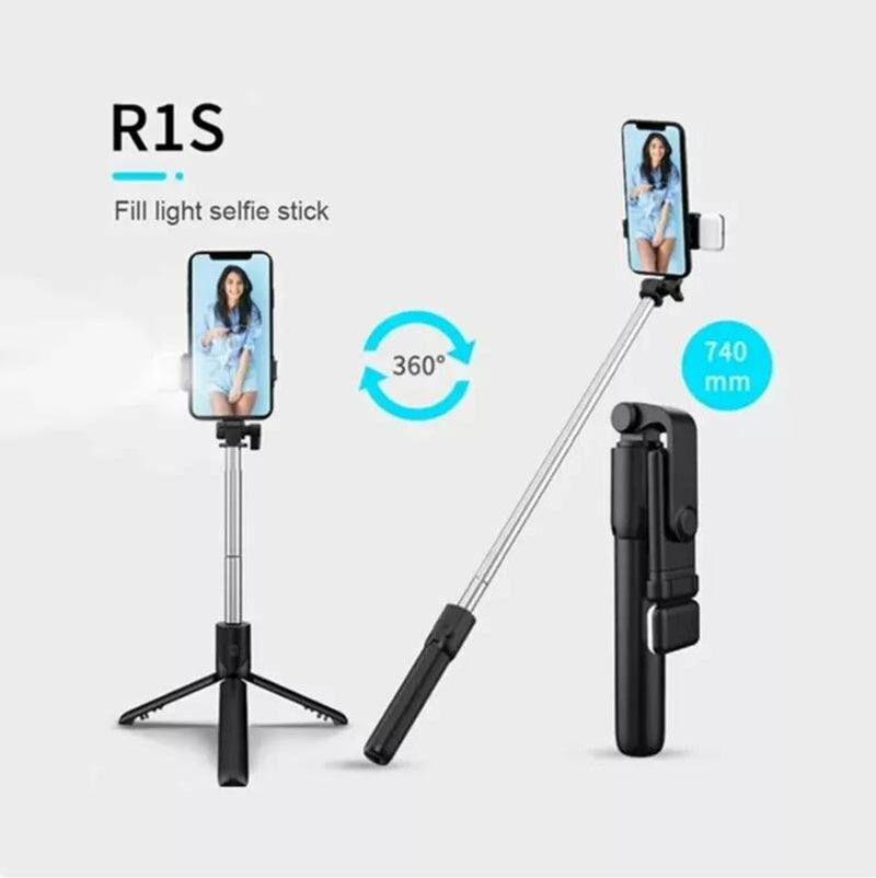 Selfie Stick Tripod with Remote Control, Bluetooth- Selfie Portable Tripod Stand Phone Holder Compatible with Iphone Samsung Alloy Aluminum
