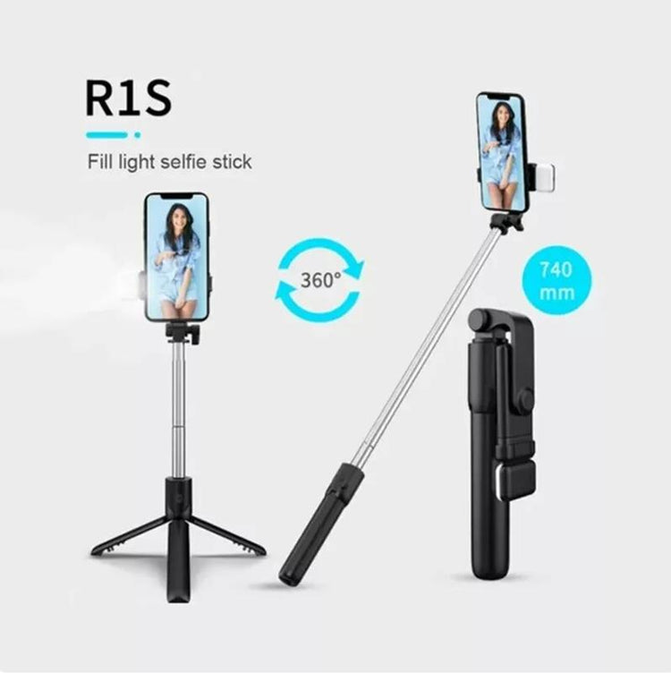 Selfie Stick Tripod with Remote Control, Bluetooth- Selfie Portable Tripod Stand Phone Holder Compatible with Iphone Samsung Alloy Aluminum