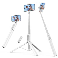 Syncwire 55" Selfie Stick Tripod with Rechargeable Bluetooth Remote, Compatible with Iphone, Samsung, Google, Sony and More (4.7-7 Inch Smartphones)