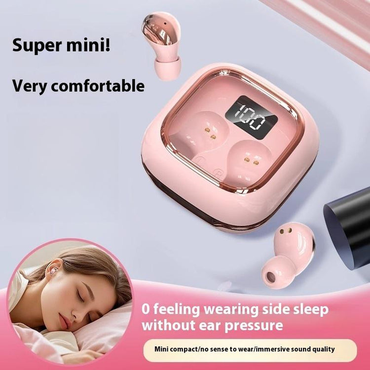 Invisible Sleep Wireless Earphone,True Sleeping Earphone Headphones, High-Fidelity Powerful Stereo Sound Quality, Waterproof Noise Reduction,Go Popear Buds Sleep Mini Earbuds,Teenage Girl Gift,Bluetooth 54 Earbuds, Glam Gadgets, Headset with Charging Case