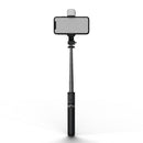 Q02S Remote Control Bluetooth Selfie Stick All-In-One Tripod Selfie Live Broadcast Fill Light Mobile Phone Bracket Selfie Stick