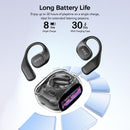HTC NE11 Open Ear Wireless Earbuds, OWS Touchscreen Bluetooth Wireless Headphones, Bluetooth 6.0 Earphones, Long Battery Life Earbuds IPX5 Waterproof Sports Headphones with Long Endurance, Audio Wireless Earbuds for Music & Phone Calls