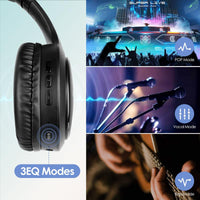 Siindoo wireless headphones for gaming travel and commuting