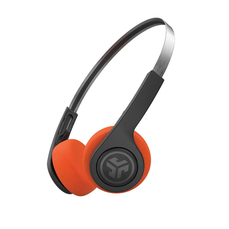 JLab Rewind2 Wireless Retro Bluetooth Headphones – Classic 80s/90s Look with Modern Sound