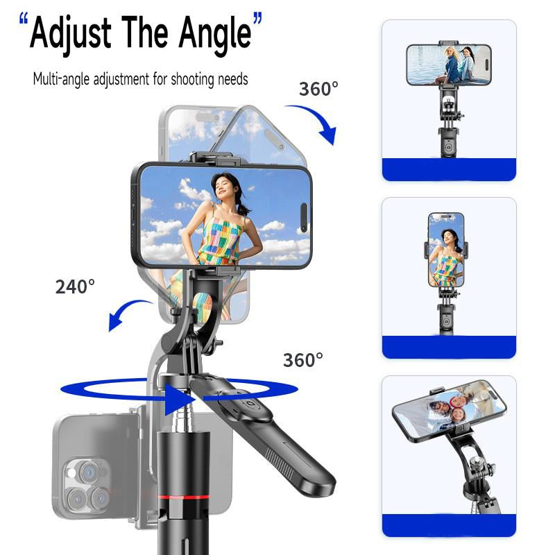 67″ Phone Tripod Selfie Stick with Bluetooth Remote – Aluminum Extendable Stand for iPhone / Android