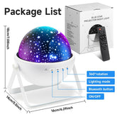 Starry Sky Projector Night Light, Rechargeable Remote Control Starry Sky Projectors, Music Starry Sky Projector, Decorative Lights for Bedroom, Living Room, Projectors Lamp, Decorative Lamp