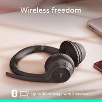 Comfortable over-ear padding of Zone 301 headset
