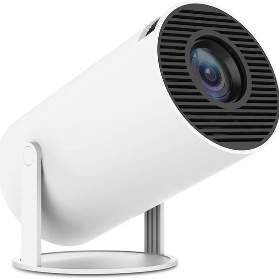 Haoye Portable Projector,5G Wifi&Bluetooth,Bt 5.2,200 Inch Screen,Built-In Speaker,Home Outdoor Video Projector with Android 11 System Projectors