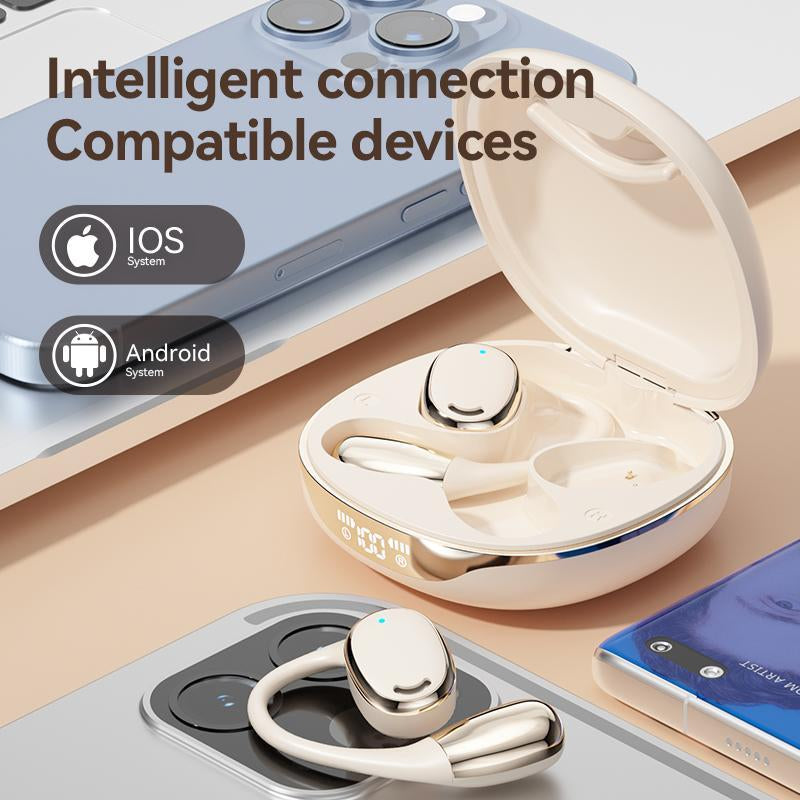 Wireless Earphone, IPX4 Waterproof Wireless Earbuds with Digital Display, Sweatproof Earbuds with Microphone for Running, Workout, Headphones