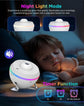 Planetarium Style Galaxy Projector in night light mode, illuminating a peaceful space for restful sleep.