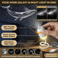 Galaxy Projector for Bedroom, HD Planetarium Star Projector with 6 Interchangeable Discs, Adjustable Focus Night Light for Kids Room Decor, Portable USB Galaxy Light for Sleep & Relaxation