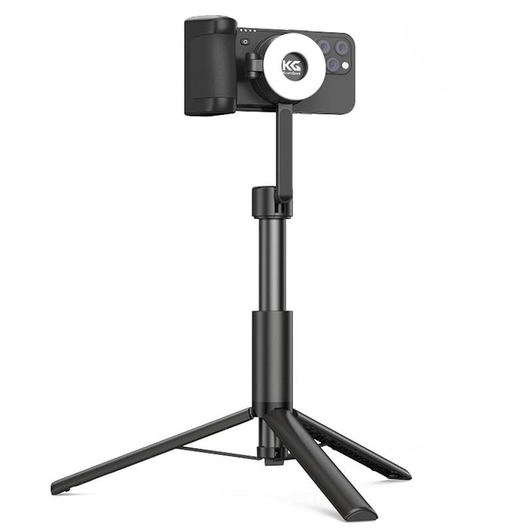 Magnetic Selfie Stick Tripod for Iphone and Android, 64" Phone Tripod Compatible with Magsafe, Fit for Iphone 12/13/14/15/16 Series, Magsafe Case and Other Phones with Metal Ring