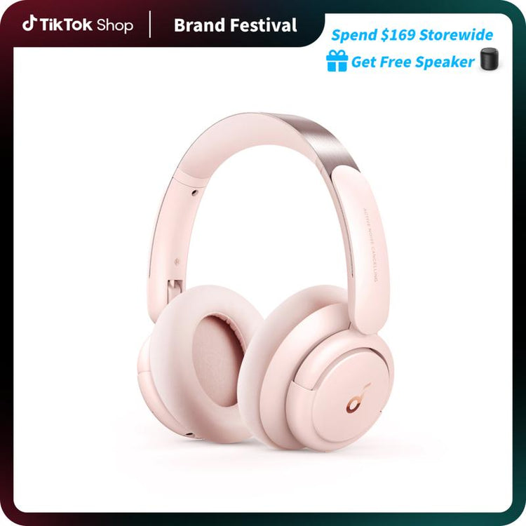 Soundcore Life Q30 by Anker, Hybrid Active Noise Cancelling Headphones with Multiple Modes, Hi-Res Sound, Custom EQ via App, 50H Playtime, Comfortable Fit, Bluetooth, Multipoint Connection