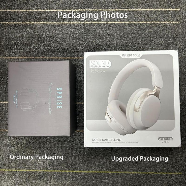 Wireless Headphones, Foldable Gaming Bluetooth-Compatible Headset with Built-In Microphone, Portable Foldable Headset for Home Outdoor, Headphones for Gym, Gift