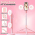 67 Selfie Stick Tripod with Ring Light 360°Rotation, Dual Fill Lights, Selfie Light，Wireless Remote for Iphone Android Phone Tripod for Vlog Stand Content Gifts