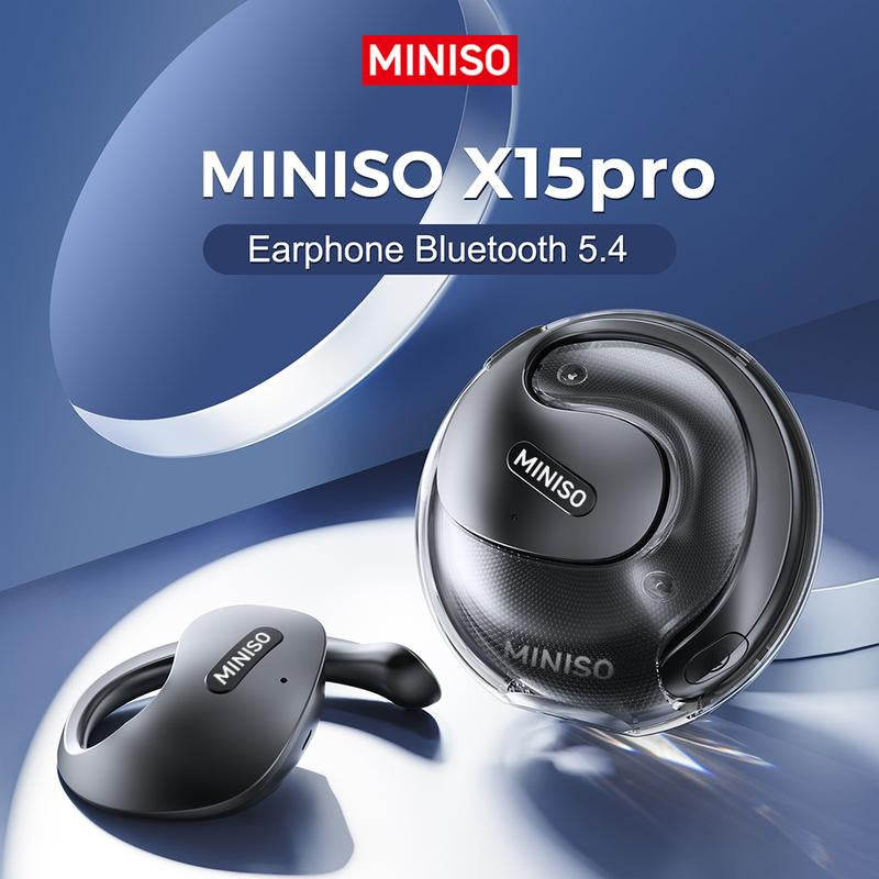 Miniso X15Pro Wireless Headphones Bluetooth 5.4 Sport Earphone HIFI Sound Quality