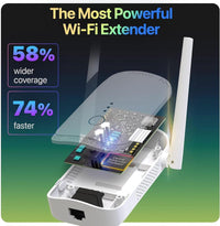 Fastest Wifi Extender/Booster | Latest Release up to 74% Faster | Broader Coverage Wifi Extenders Signal Booster for Home | Internet Booster Wifi Repeater, W/Ethernet Port, Made for USA