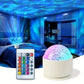 LED Night Light USB Plug-In Starry Sky Remote 16Color RGB Galaxy Projector Light for Kids Room Party Decor Auto Rotate Show Lamp