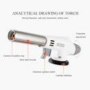 Camping Burner Flame Gun Torch Cooking Butane Welding-Burner Hiking Flame Gas Bbq Equipment Flame Gun for Camping Cooking