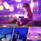 Starry Projector Galaxy Light Projector with Bluetooth Speaker, Multiple Colors Dynamic Projections Star Night Light Projector for Kids Adults Bedroom, Space Lights for Bedroom Decor Aesthetic