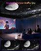 Planetarium Style Galaxy Projector displaying a realistic meteor starry sky with children and adults enjoying the immersive experience.