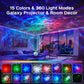 Galaxy Projector for Bedroom, 15 Colors+15 White Noise+ Bluetooth Star Projector Galaxy Light Projector Night Light Kids Room Decor Teen Girls Gifts Teen Christmas Gifts Sunset Lamp Lava Lamp