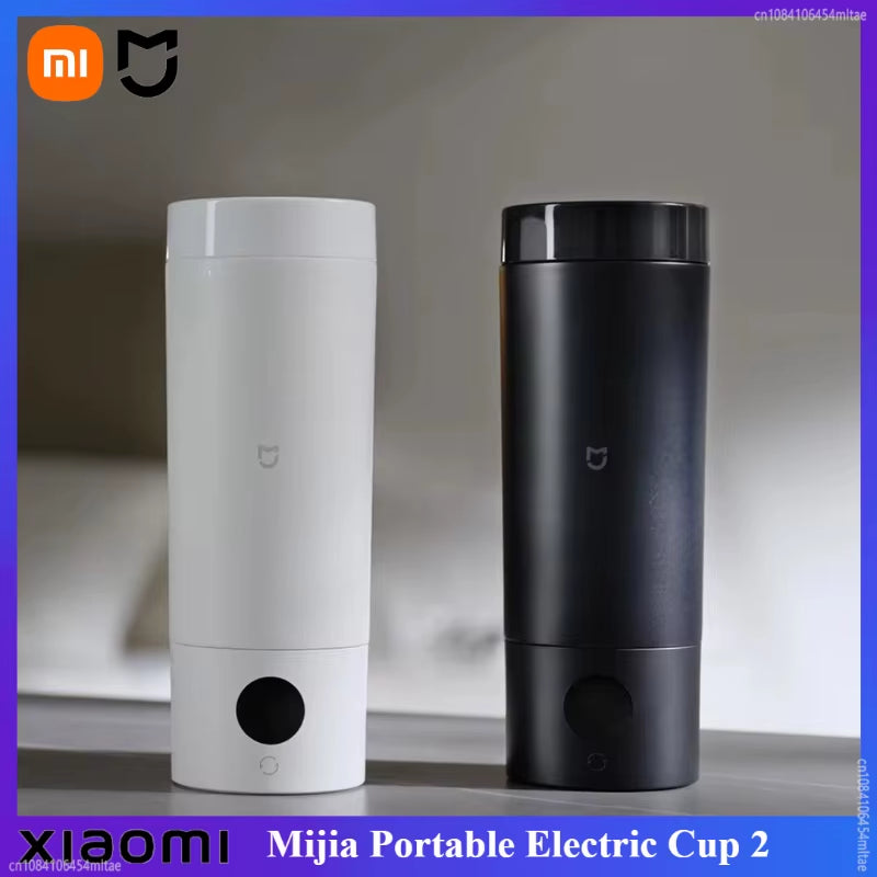 Portable Electric Heating Cup 350mL with Temperature LED Thermos Display