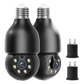2K outdoor light bulb security camera