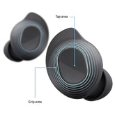 Samsung Galaxy Buds FE worn by a user