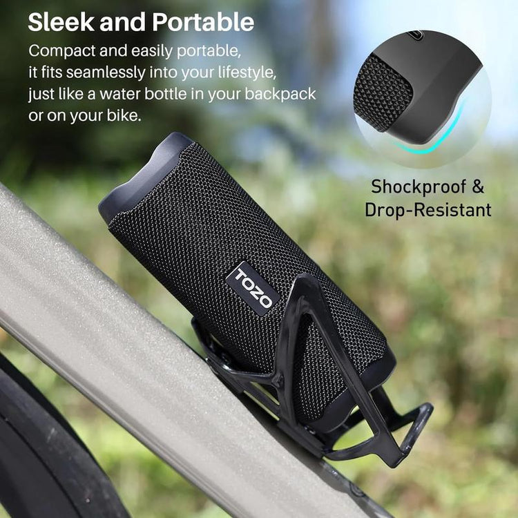 TOZO PA2 Bluetooth Speaker with Dual Drivers & Dual Bass Diaphragms Audio Smartphone Fathersdaygift