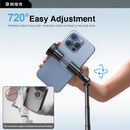 RTAKO 60"Portable Selfie Stick Tripod with Remote，One Click Open, Wireless Remote Included.For Cellphone.