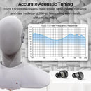 TOZO T12 Pro Wireless Earbuds Bluetooth Headphones Audio Earphones Noise Noise Cancellation Streaming Headset Electronic In-Ear Earphone App Control Fathersdaygift