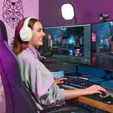 Kids Bluetooth Headphones, Kids Headphones Wireless with LED Light Up, Built-In Mic, Over-Ear Bluetooth 5.3 Headphones for School Travel Ipad Tablet 6-18 Years Boy Girl