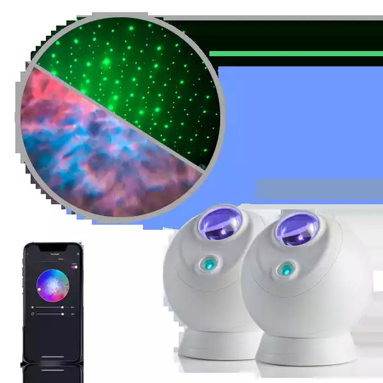 aurora wave led nebula projector room ambiance