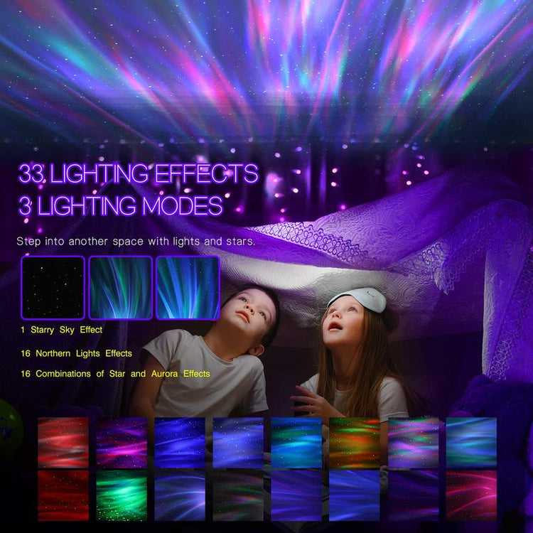 Star Projector, Galaxy Projector for Bedroom, LED Night Light Aurora Projector with Bluetooth Speaker, White Noise, Timer and Remote, Room Decor, Gifts for Kids, Adults, Christmas, Birthday Audio Black Kitchen Supplies