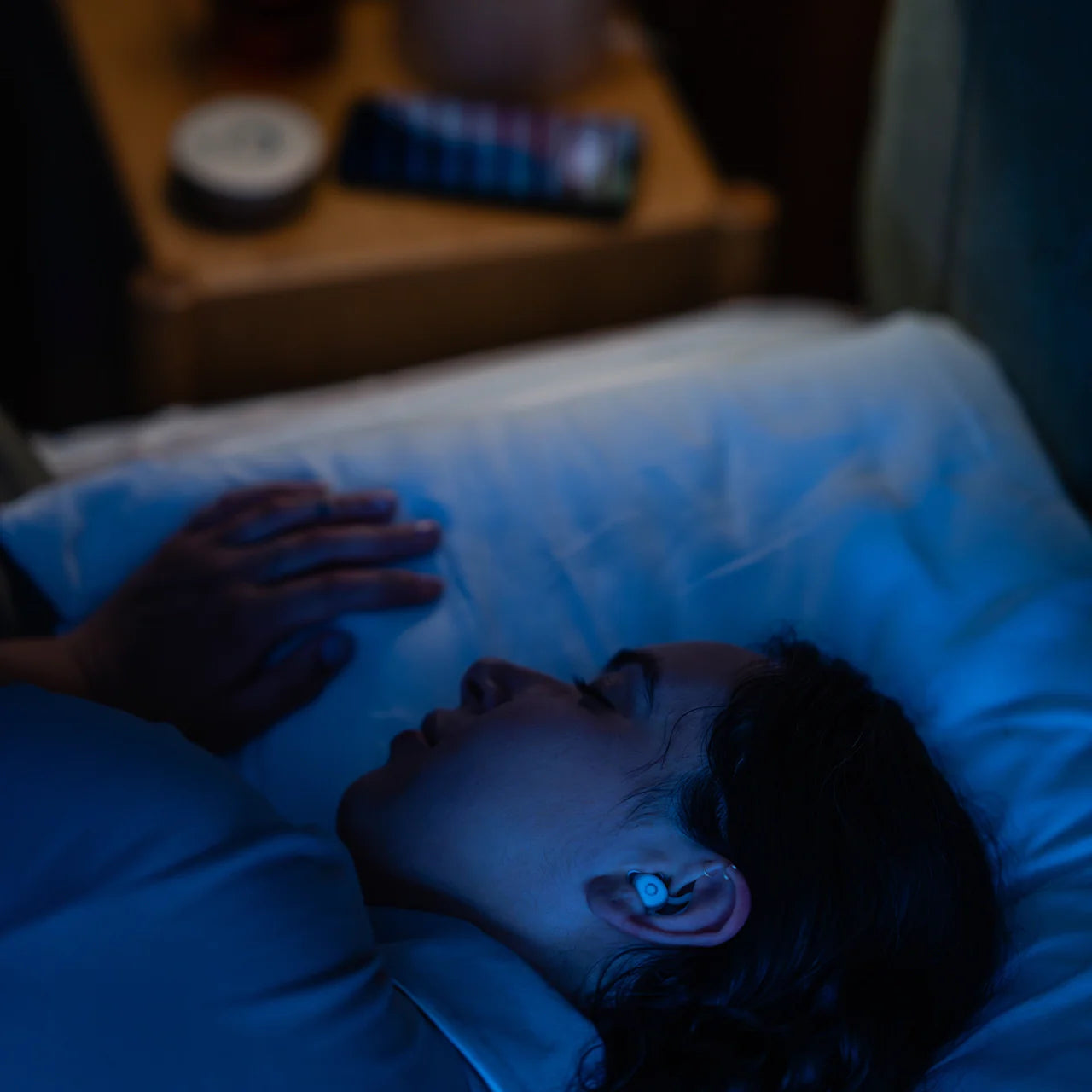 Ozlo Sleepbuds lifestyle sleeping use