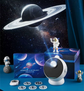 Galaxy Star Projector Night Light – HD 3D Vision & Music Sync