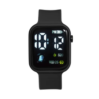 Astronaut Kids Square Digital Watch – Waterproof Digital LED Student Watch with Alarm & Backlight