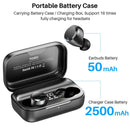 TOZO T12 Pro Wireless Earbuds Bluetooth Headphones Audio Earphones Noise Noise Cancellation Streaming Headset Electronic In-Ear Earphone App Control Fathersdaygift