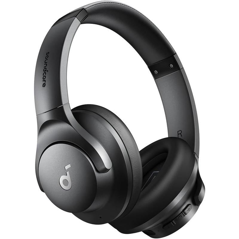 Soundcore by Anker Q20i Hybrid Active Noise Cancelling Headphones – Wireless Over-Ear Bluetooth, 40H Playtime, Hi-Res Audio, BassUp, App Customization, Transparency Mode