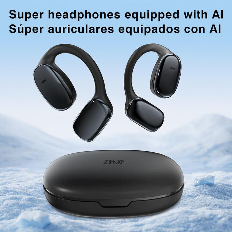 Z-ZIHNIC S11 AI Translation Earbuds 2026 New Model, Real-Time Voice Translator in 200+ Countries & 134 Languages via App, Bluetooth 5.4, IPX5 Waterproof, Hifi Sound, Wireless Earphones for Travel & Sports