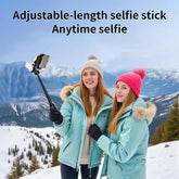 Portable Selfie Stick, All-In-1 Smartphone Tripod Stand with Wireless Remote, Extendable Tripod Stand, 360 Degrees Adjustable Phone Tripod
