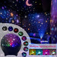 Star Projector Night Lights for Kids Starry Sky Moon Effect Atmosphere Light 360° Rotation for Bedroom Party Decor Birthday Gift